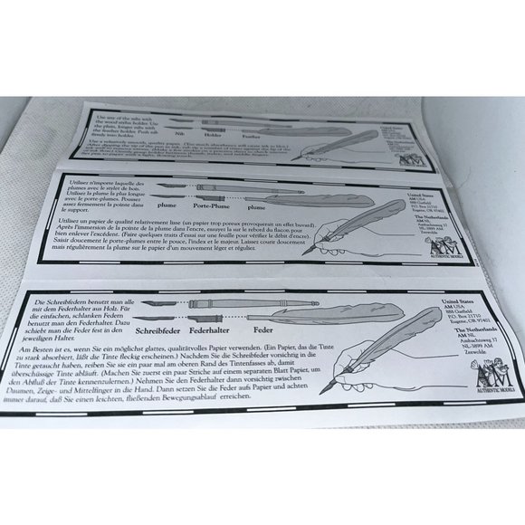 Authentic Models Feather Pen Set - Picture 5 of 5